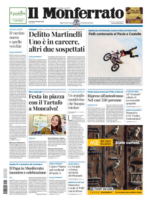 Il Monferrato - Edizione 78 del 21/10/2022